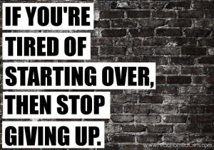 dont give up